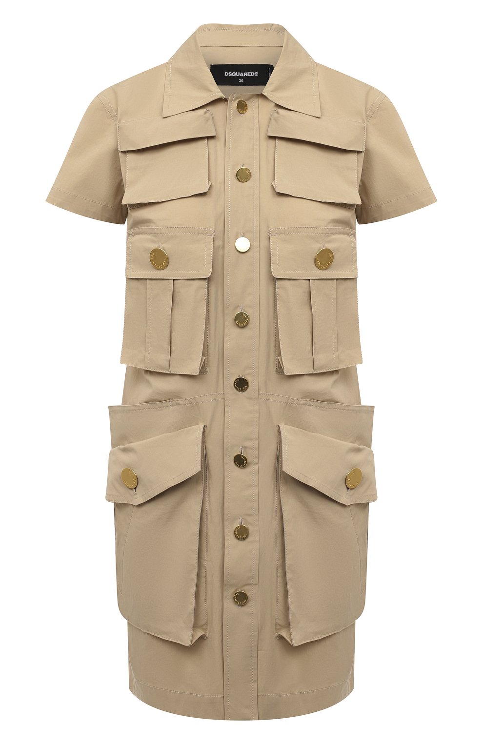 Хлопковое платье DSQUARED2, арт. S75CV0510/S53578, фото 1