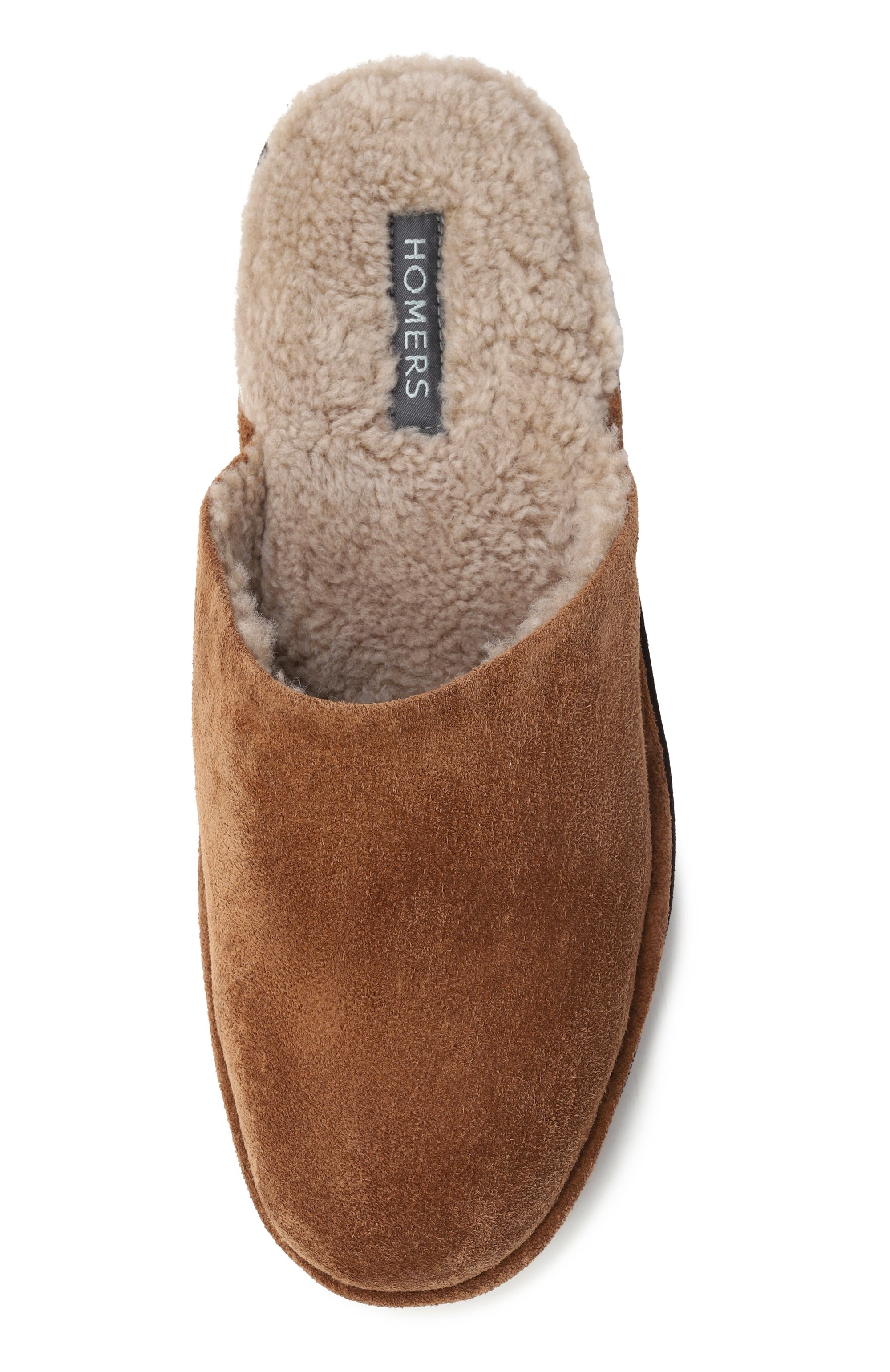 Замшевые домашние туфли HOMERS AT HOME, арт. 19456R/CR0STA, фото 6