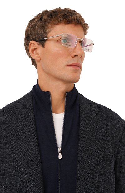 Оправа ZILLI серебряного цвета по цене 59800 руб., арт. ZI-60063 C02, фото 2 Оправа ZILLI, арт. ZI-60063 C02, фото 2