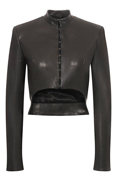 Женская кожаная куртка ANN DEMEULEMEESTER, арт. B0013410/LT137