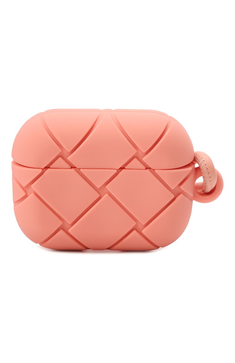 Чехол для airpods pro BOTTEGA VENETA розового цвета, арт. 670190/V0EY1 | Фото 1 (Материал: Пластик; Региональные ограничения белый список (Axapta Mercury): Не проставлено; Нос: Не проставлено)