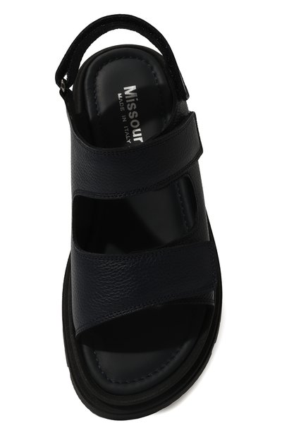 Кожаные сандалии MISSOURI темно-синего цвета по цене 19950 руб., арт. 21184 A/35-40, фото 4 Кожаные сандалии MISSOURI, арт. 21184 A/35-40, фото 4