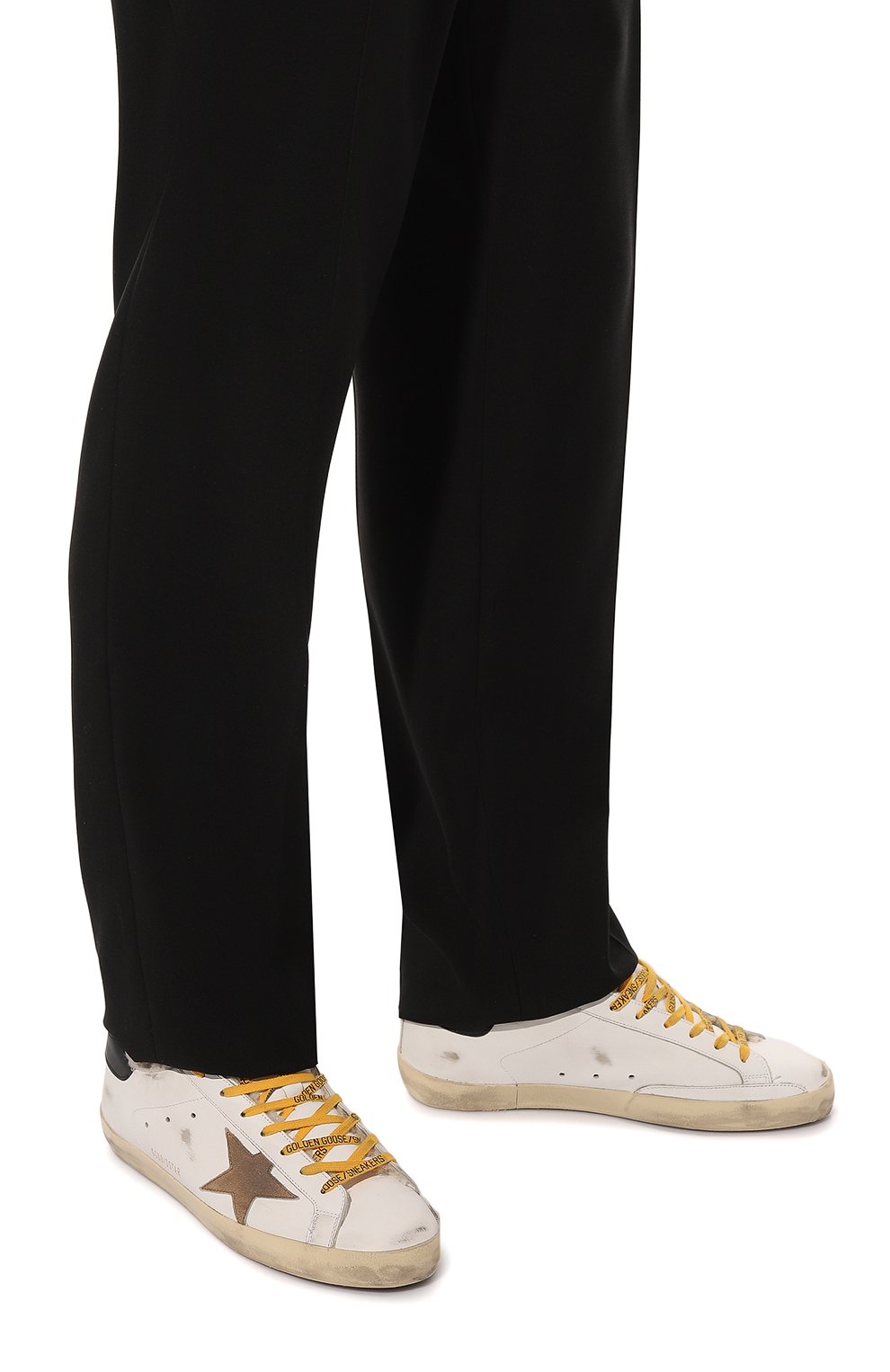 Кожаные кеды superstar GOLDEN GOOSE DELUXE BRAND, арт. GMF00101/F0025521090, фото 3