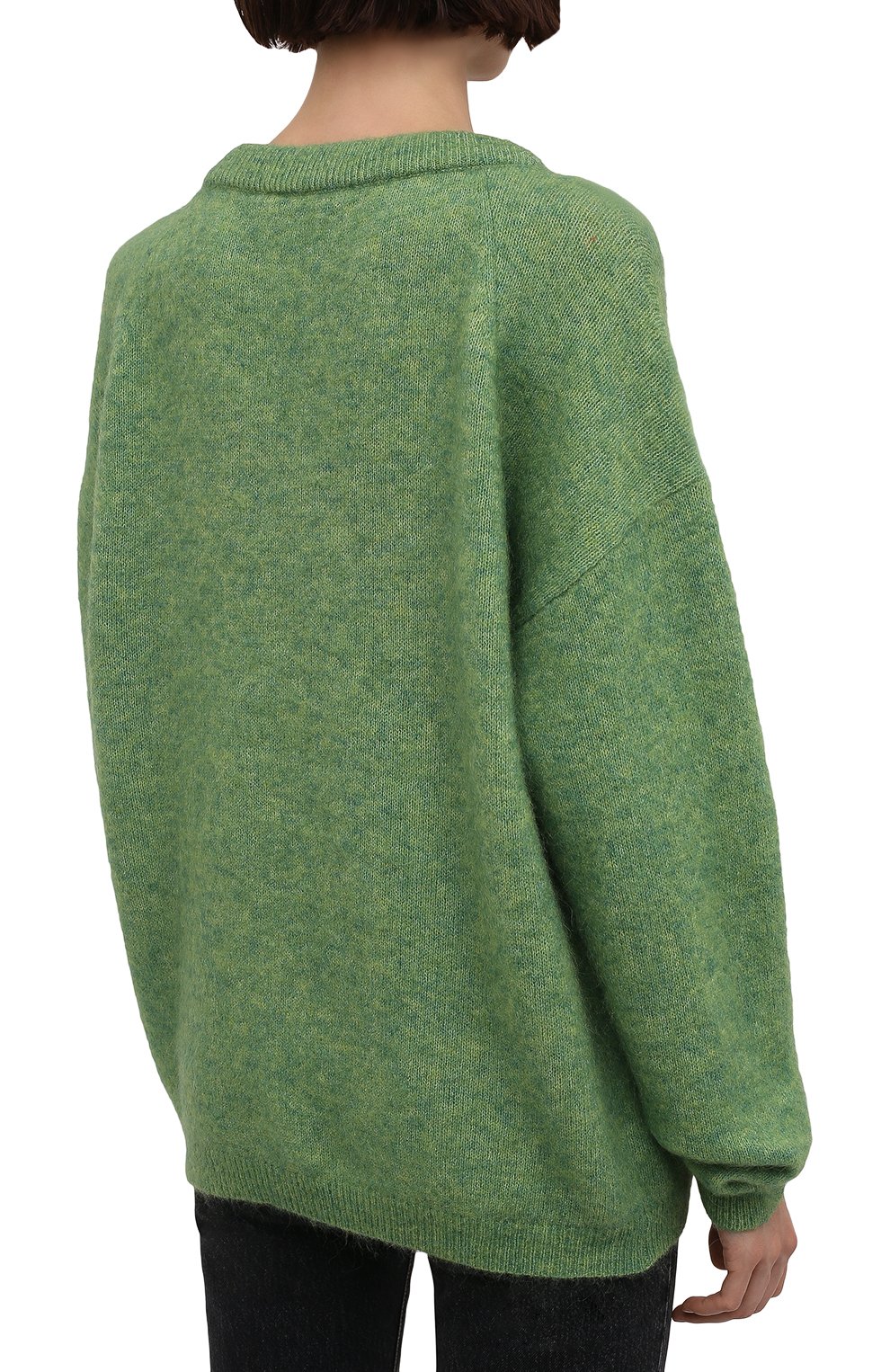 Свитер ACNE STUDIOS зеленого цвета по цене 34050 руб., арт. A60195, фото 4 Свитер ACNE STUDIOS, арт. A60195, фото 4