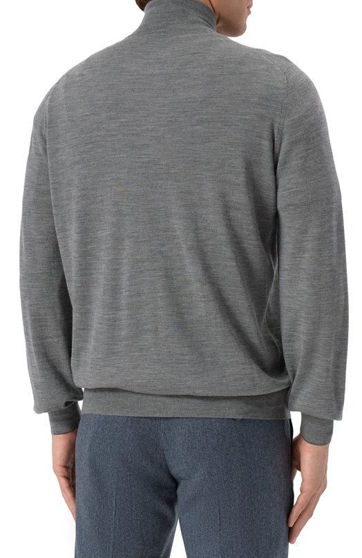 Кардиган из шерсти и кашемира Brunello Cucinelli M2400106 Серый  M2400106 Фото 4