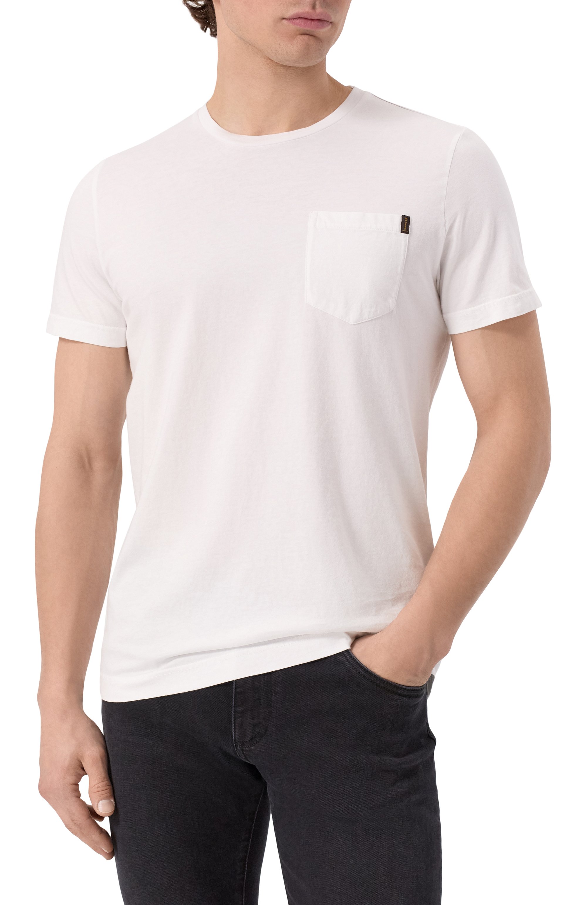 Хлопковая футболка MOORER, арт. BRUZI0/SI0, фото 3