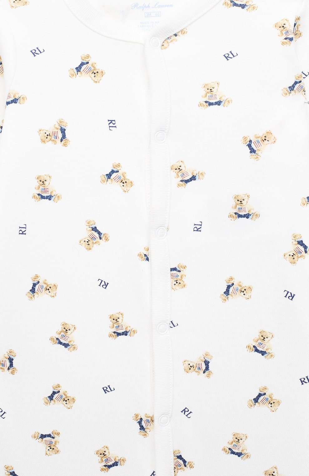 Хлопковый комбинезон RALPH LAUREN, арт. 320682715, фото 3