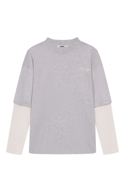 Хлопковый лонгслив MSGM KIDS, арт. F5MSJBTH257