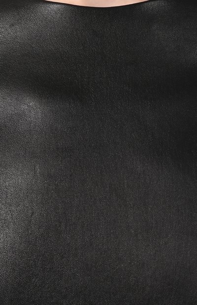 Кожаный топ HELMUT LANG черного цвета по цене 92650 руб., арт. J05HW501, фото 5 Кожаный топ HELMUT LANG, арт. J05HW501, фото 5