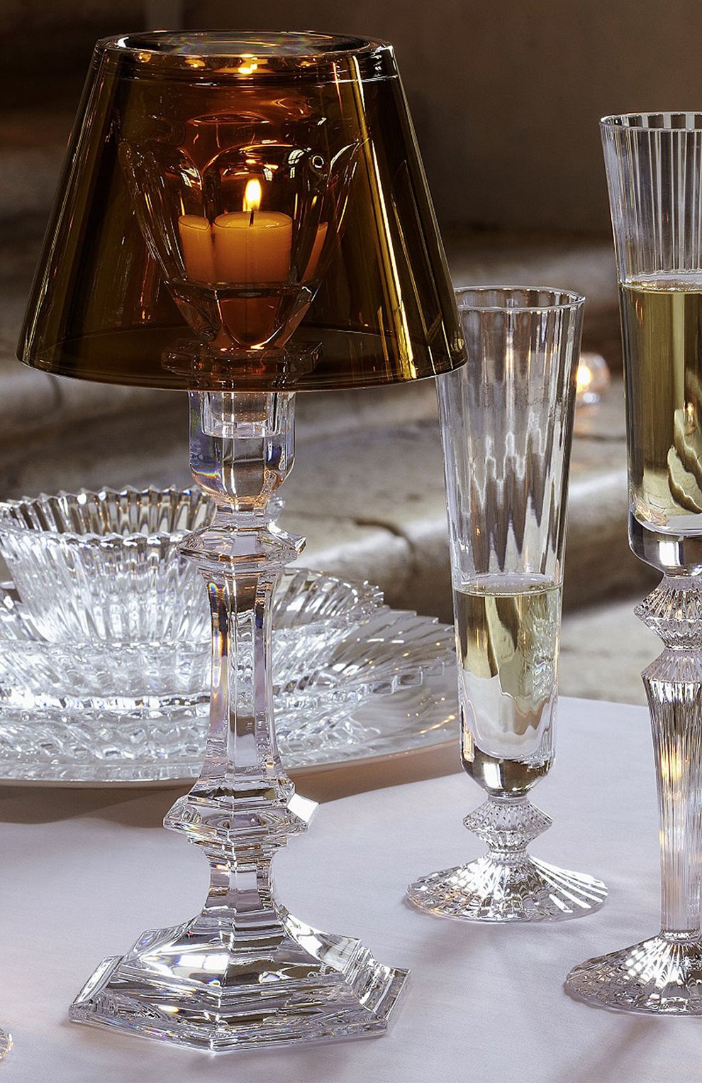 Набор из 2-х фужеров для шампанского mille nuits на низкой ножке BACCARAT, арт. 2 811 795, фото 2