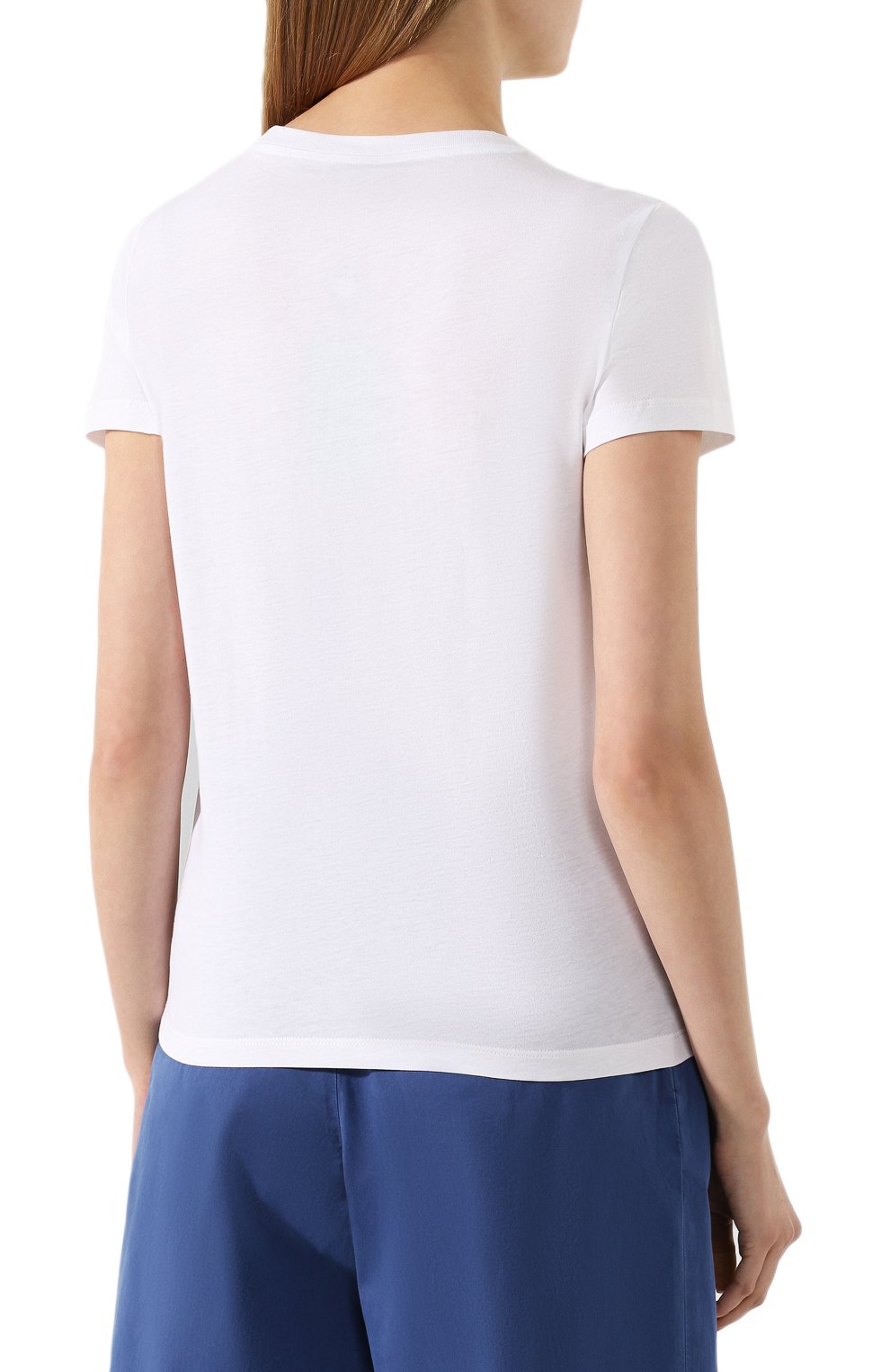 Хлопковая футболка KENZO белого цвета по цене 10300 руб., арт. FA52TS701990, фото 4 Хлопковая футболка KENZO, арт. FA52TS701990, фото 4