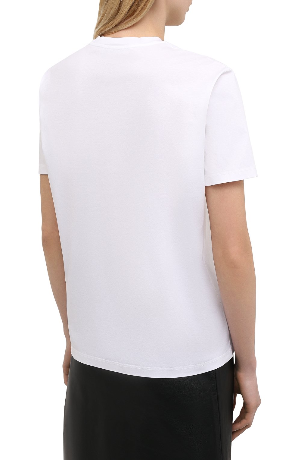 Хлопковая футболка JIL SANDER, арт. JSPS705002-WS247608, фото 4