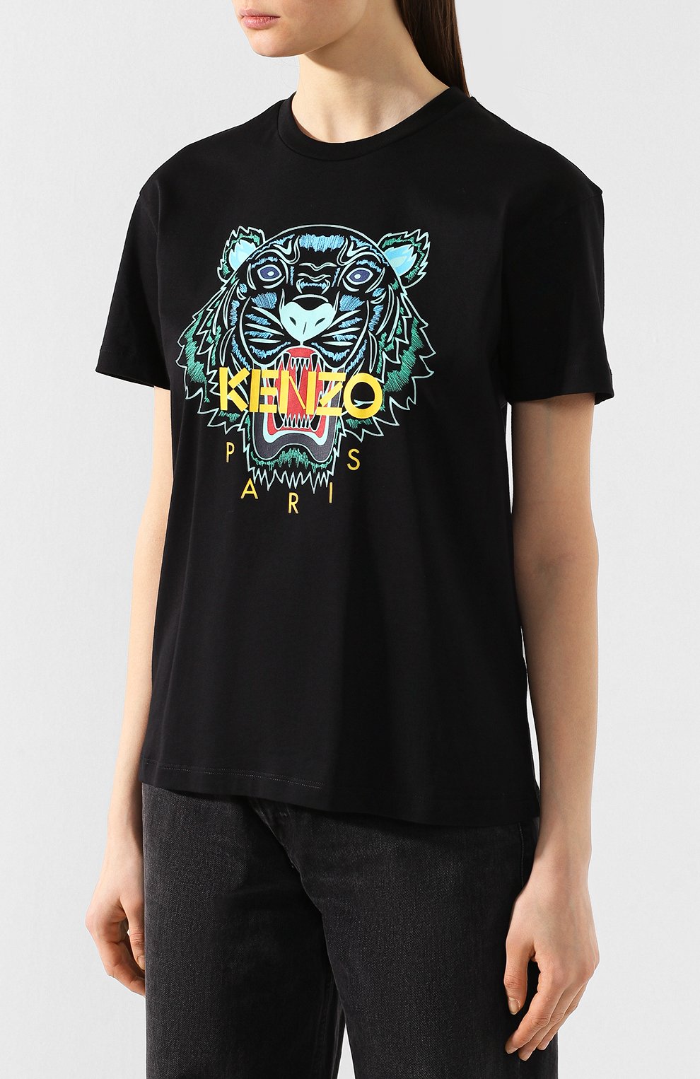 Хлопковая футболка KENZO, арт. FA52TS9594YA, фото 3