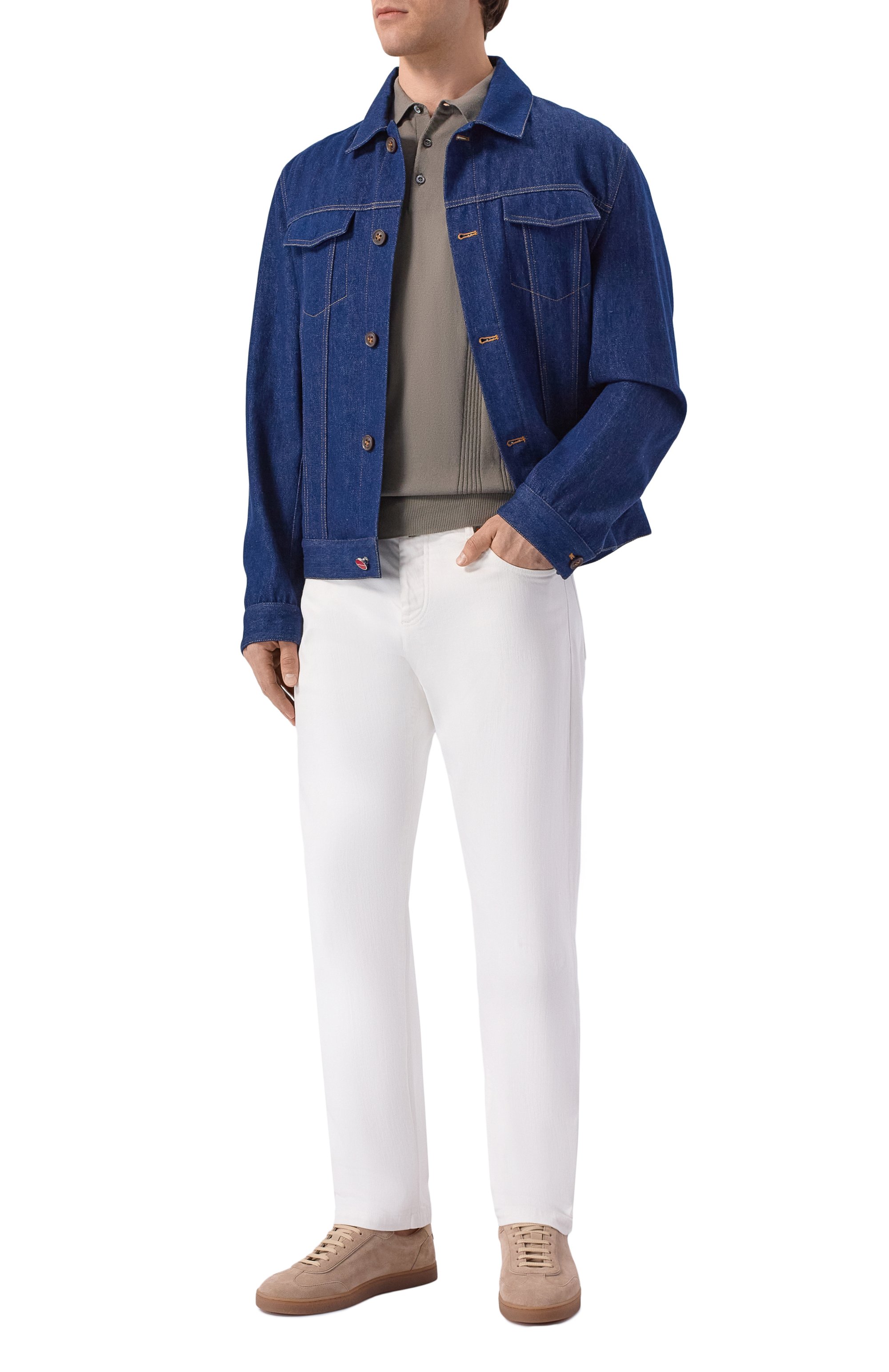 Хлопковое поло CORNELIANI, арт. 27M586/2725109, фото 2