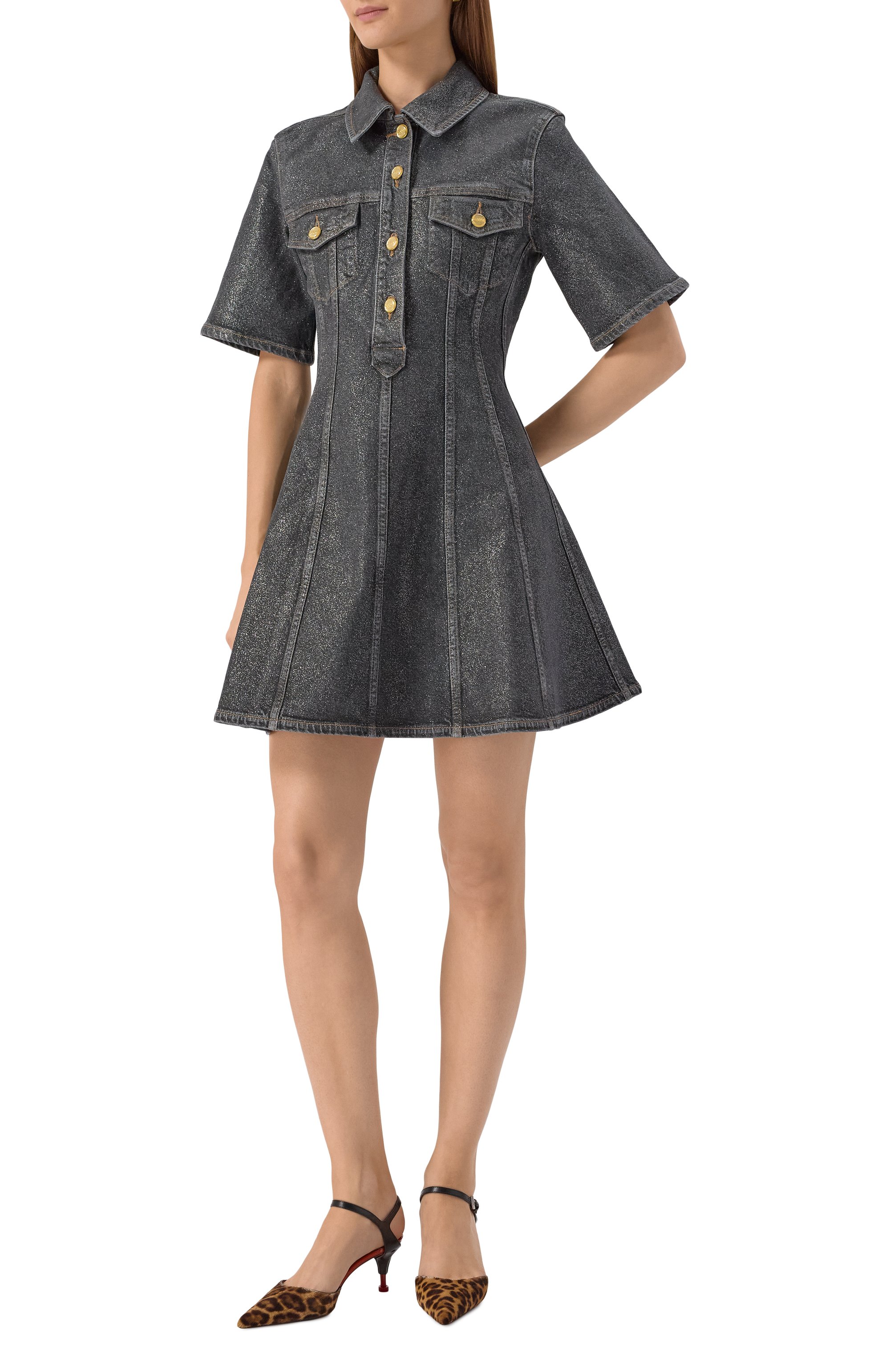 Джинсовое платье GANNI, арт. J1802, фото 2