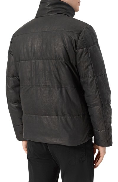 Кожаный пуховик GIORGIO BRATO, арт. GU26F14090NAPSTM, фото 4