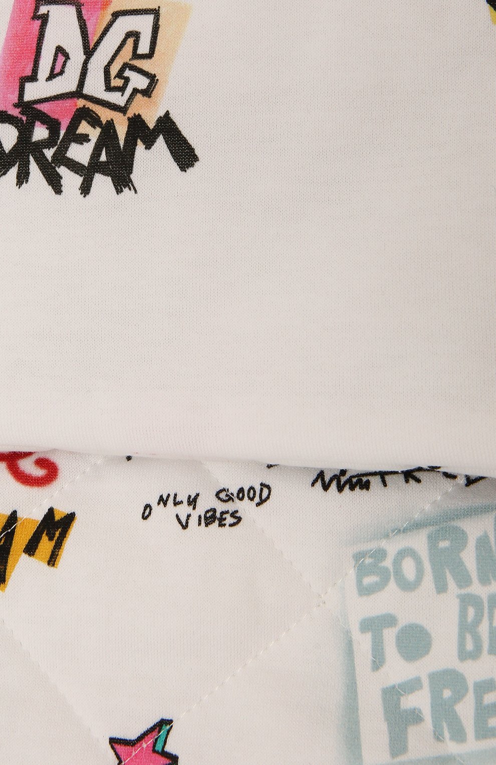 Хлопковый конверт DOLCE & GABBANA белого цвета по цене 43650 руб., арт. LNJA89/G7E90, фото 3 Хлопковый конверт DOLCE & GABBANA, арт. LNJA89/G7E90, фото 3