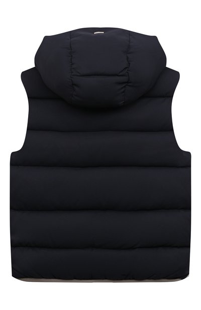 Пуховый жилет HERNO темно-синего цвета по цене 42350 руб., арт. PI000004X/12414/4A-8A, фото 2 Пуховый жилет HERNO, арт. PI000004X/12414/4A-8A, фото 2