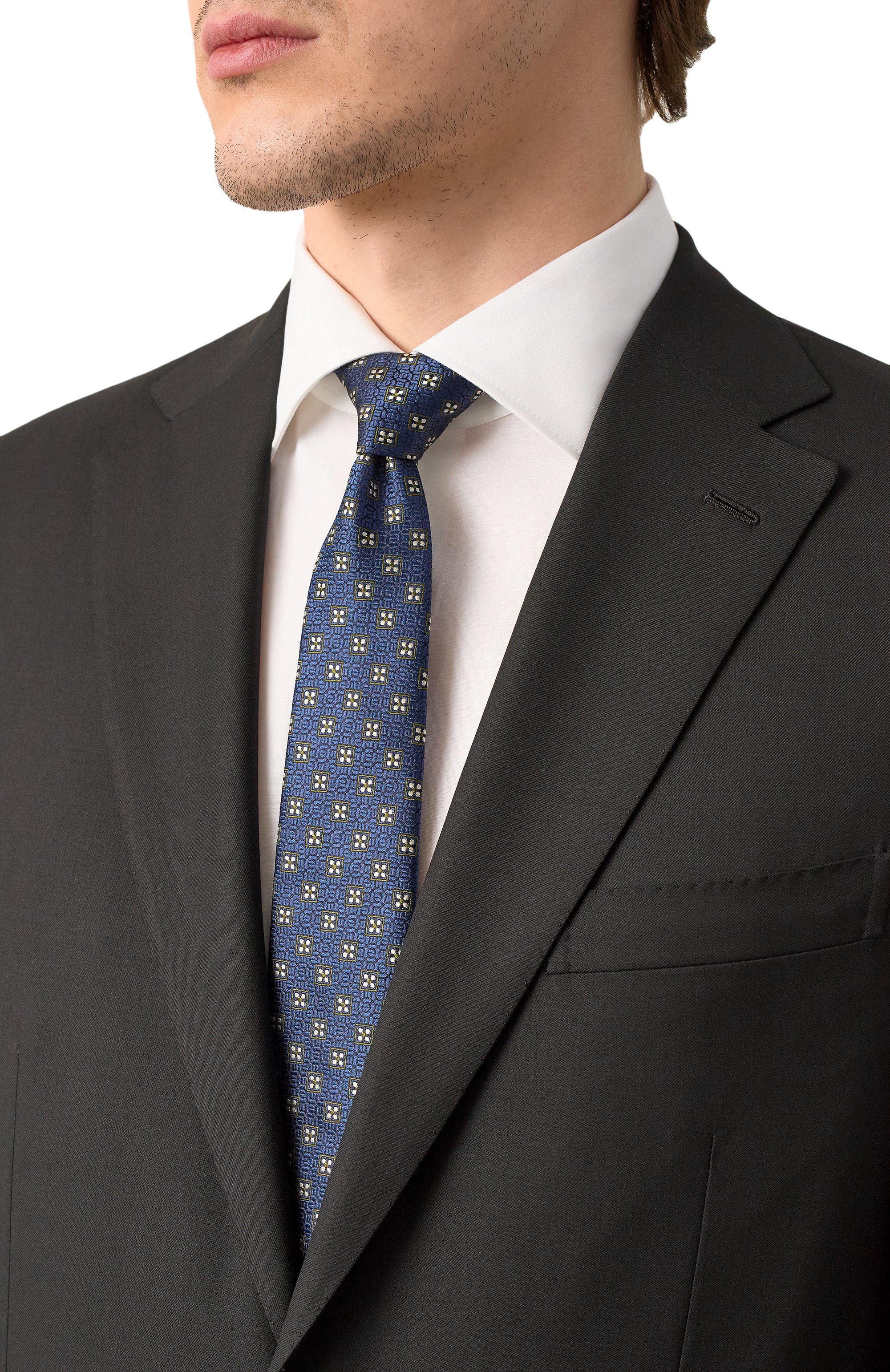 Шелковый галстук CANALI, арт. 18/HJ04195, фото 2