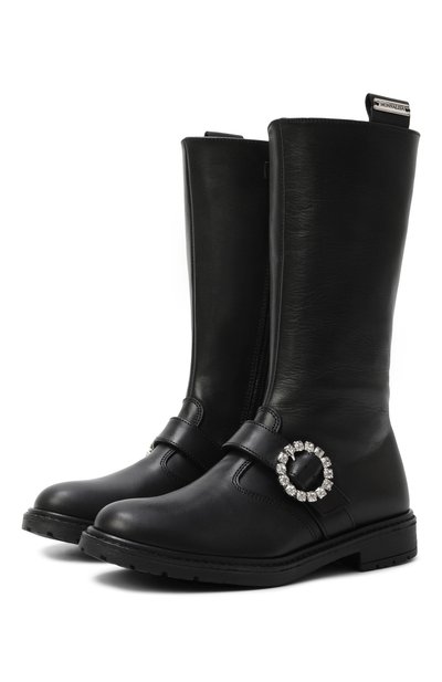 Кожаные сапоги MONNALISA, арт. 87F007