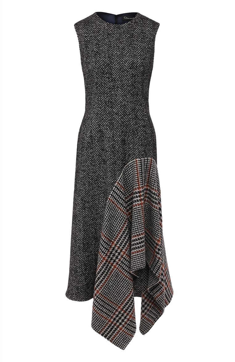 Платье из смеси шерсти и шелка OSCAR DE LA RENTA, арт. 19FN228HGT, фото 1