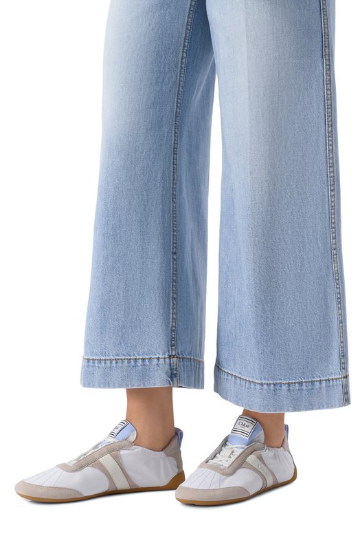Текстильные кроссовки Kick Chloé CH26S15RVL Белый  CH26S15RVL Фото 2