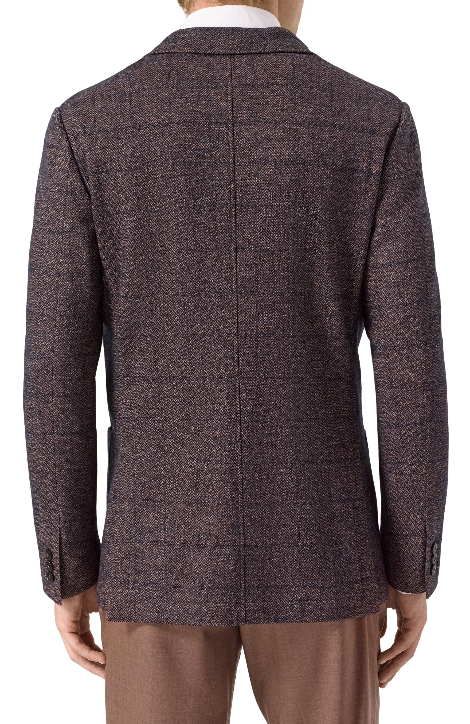Пиджак из шерсти и хлопка CANALI, арт. J0147/JJ02554, фото 6