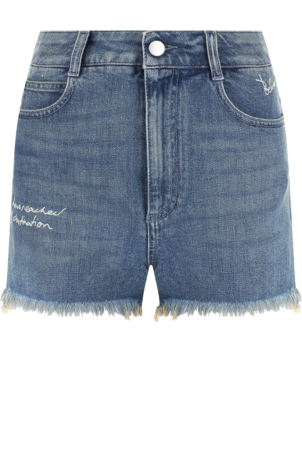 Джинсовые мини-шорты с бахромой STELLA MCCARTNEY, арт. 511237/SLH28, фото 1