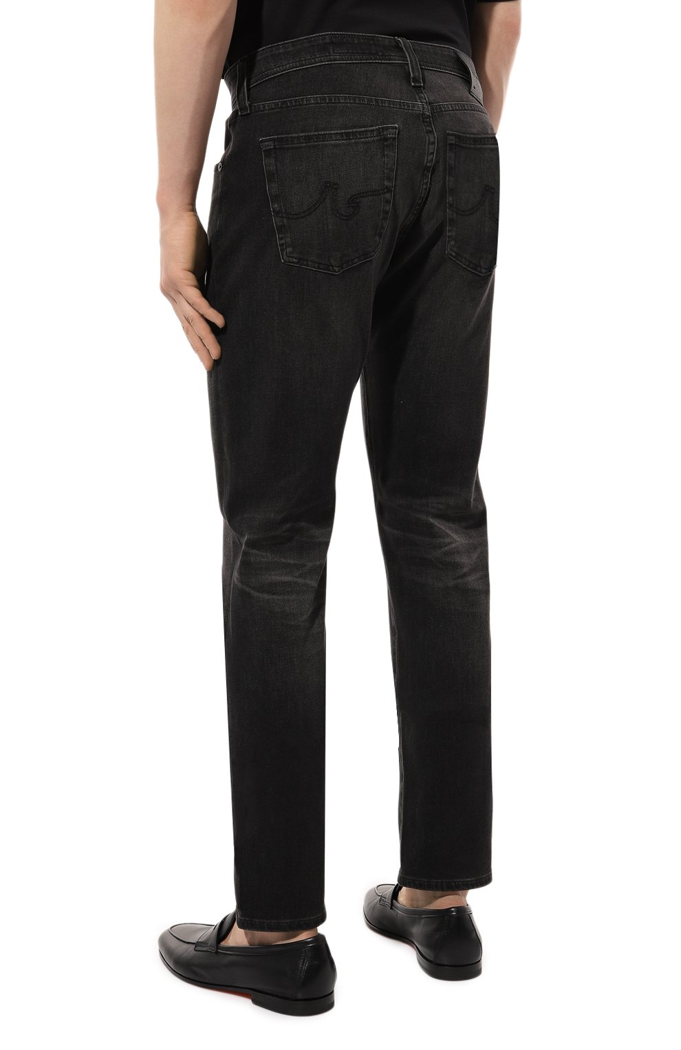 Джинсы tellis AG ADRIANO GOLDSCHMIED темно-серого цвета по цене 36650 руб., арт. 1783IBK/05YTBR, фото 4 Джинсы tellis AG ADRIANO GOLDSCHMIED, арт. 1783IBK/05YTBR, фото 4