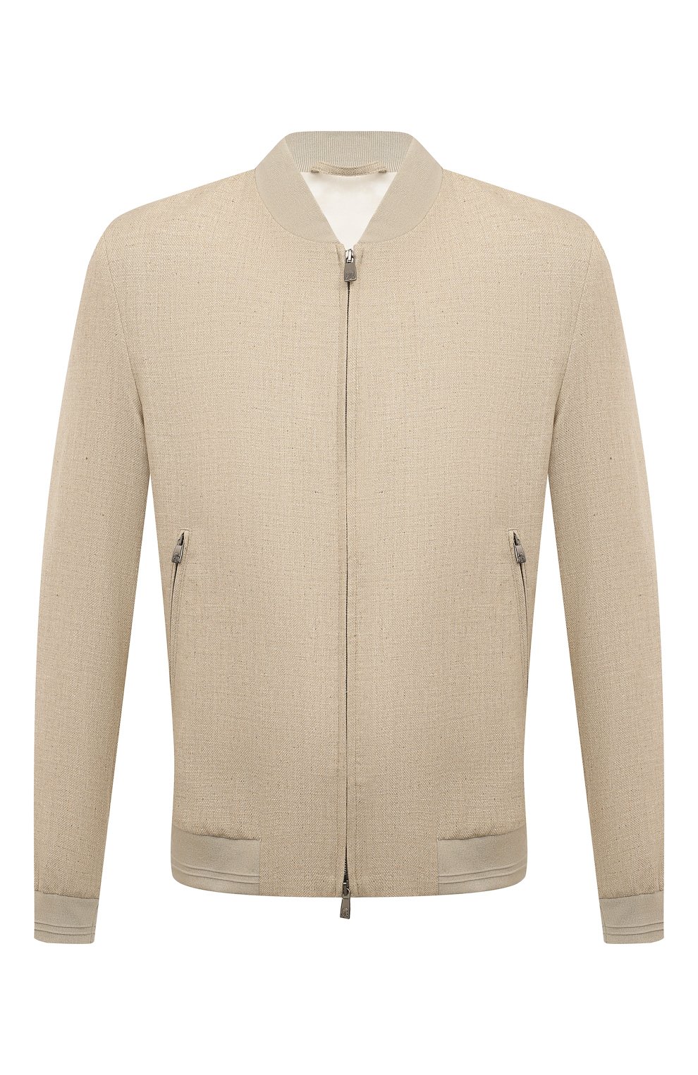 Бомбер из шелка и шерсти CORNELIANI, арт. 93L588-9318264, фото 1