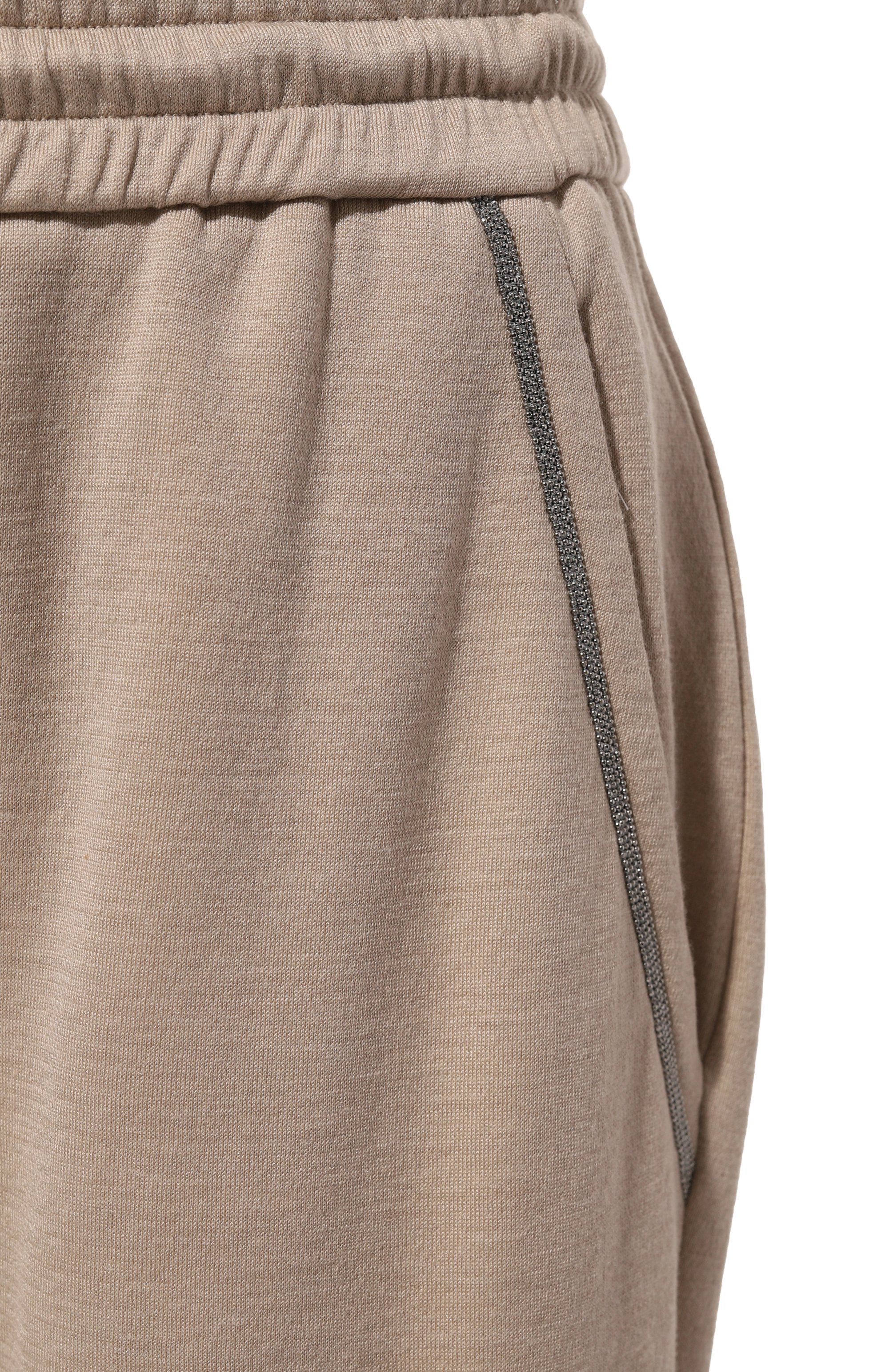 Брюки из хлопка и шелка BRUNELLO CUCINELLI, арт. MD828B1066, фото 5