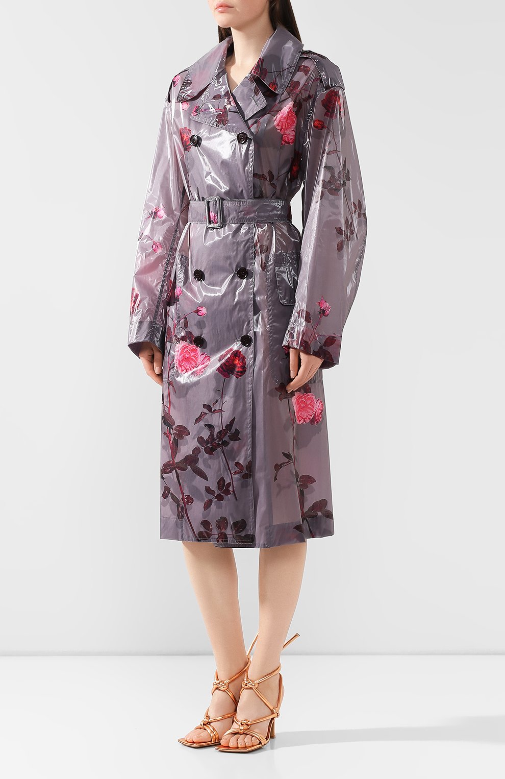 Плащ с принтом DRIES VAN NOTEN, арт. 192-10290-8170, фото 3