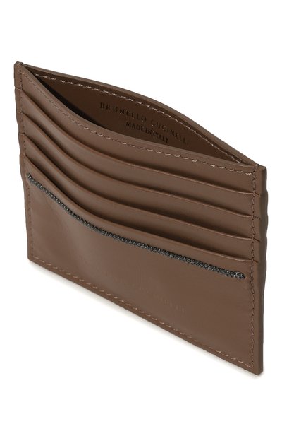 Кожаный футляр для кредитных карт BRUNELLO CUCINELLI, арт. MWHED2587, фото 3