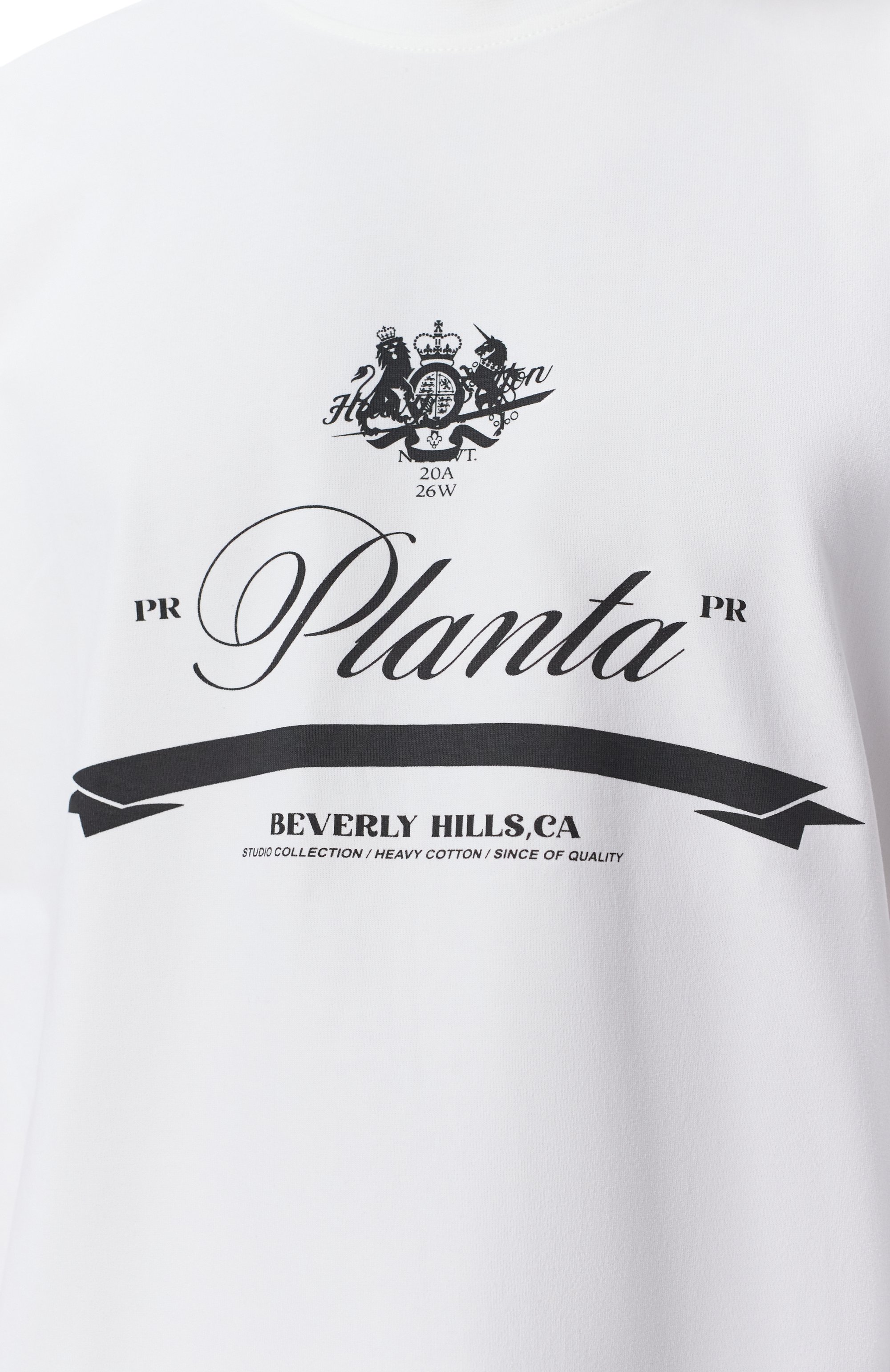 Хлопковая футболка PLANTA ROSA, арт. PR/T01/ANNOUNCEMENT-BIG/300VELVET, фото 6