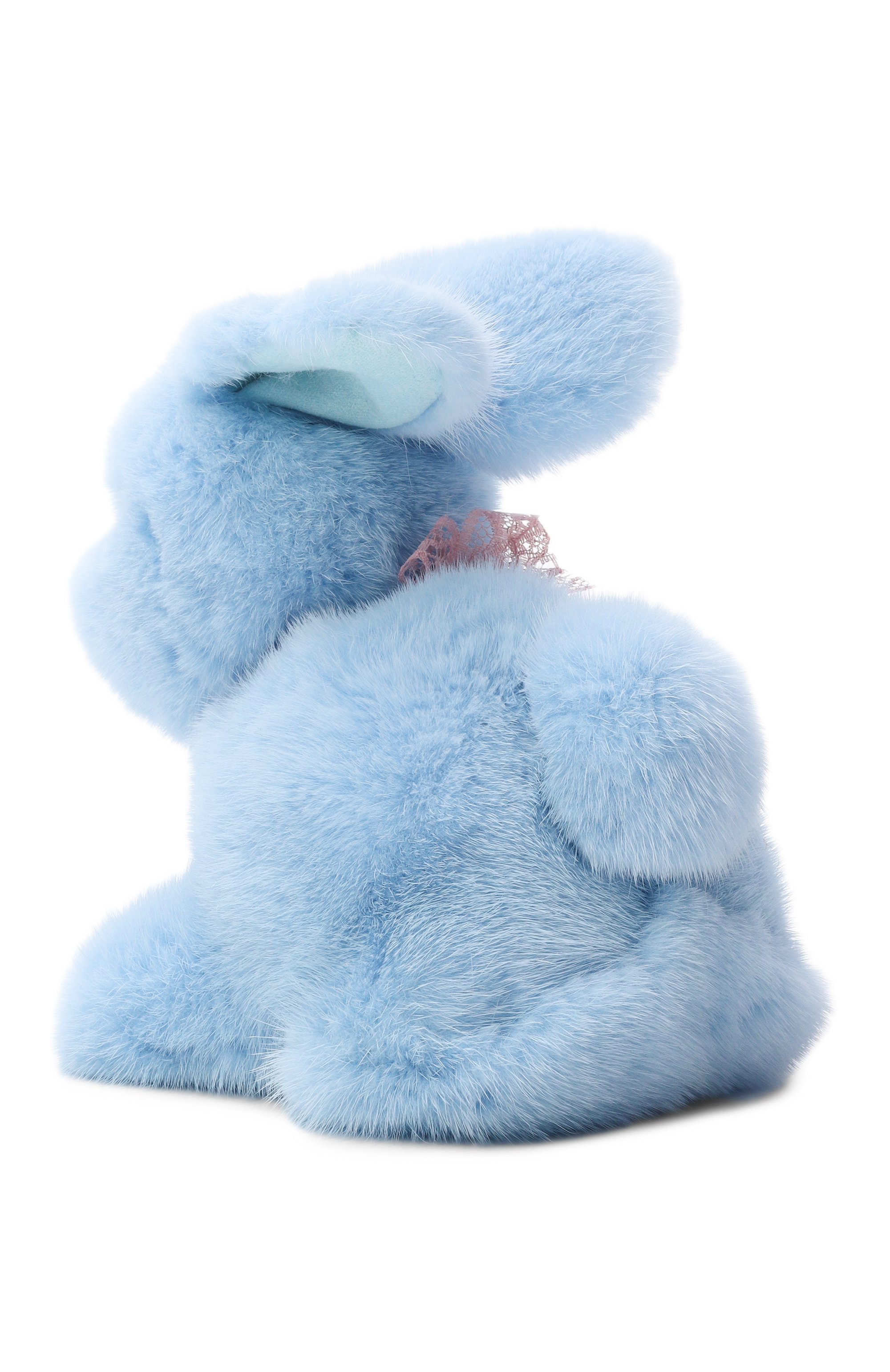 Мягкая игрушка кролик из норки CAROLON, арт. МИ-25-ПД-01, фото 3