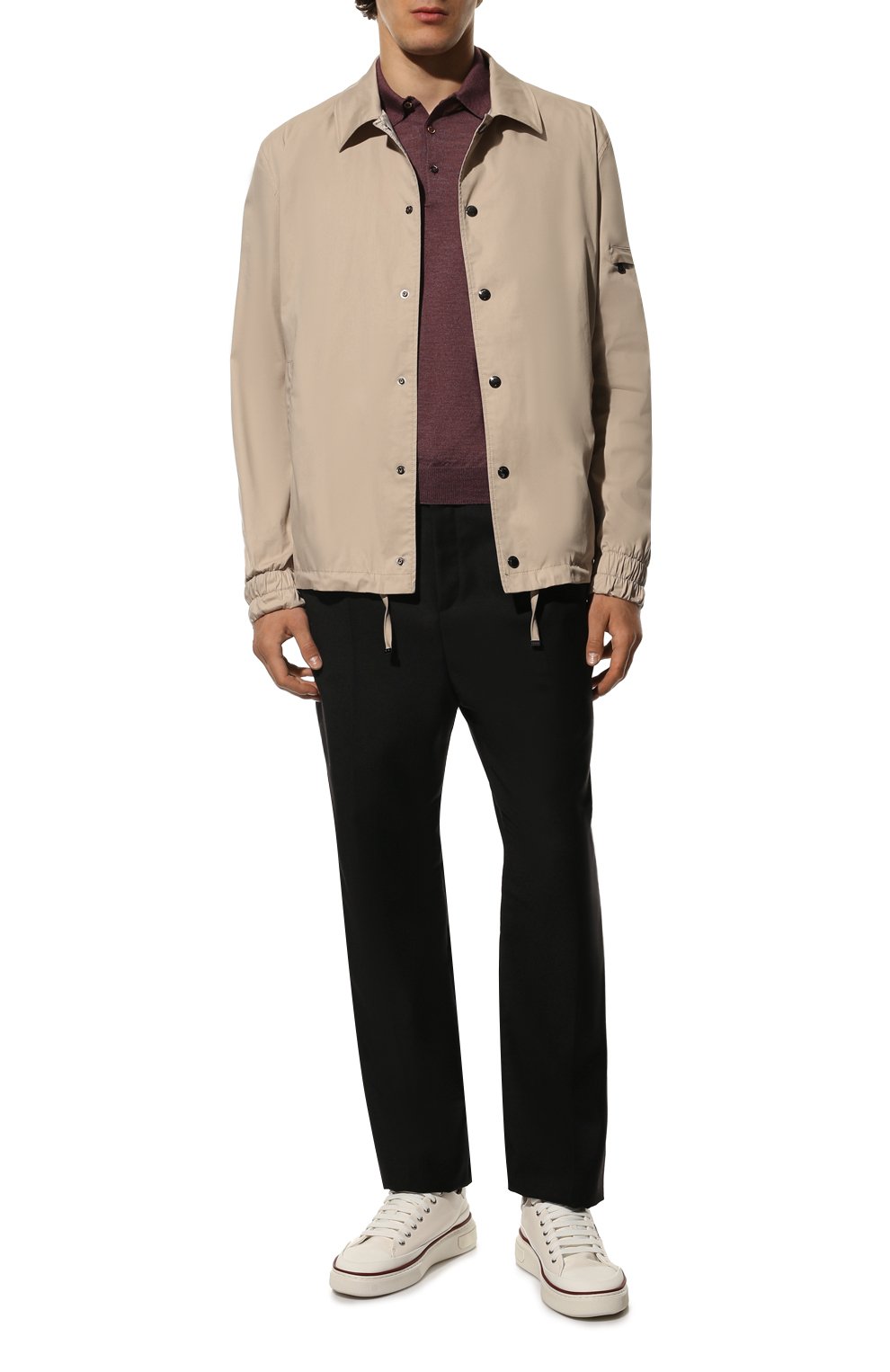 Поло из шерсти и шелка GRAN SASSO, арт. 57132/13190, фото 2