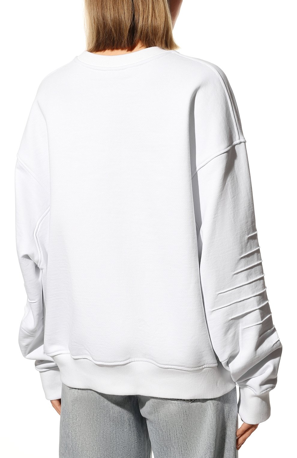 Хлопковый свитшот 404 NOT FOUND | белого цвета по цене 27700 руб., арт. 900301, фото 4 Хлопковый свитшот 404 NOT FOUND |, арт. 900301, фото 4