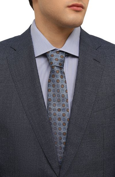 Шелковый галстук CANALI, арт. 18/HJ03941, фото 2