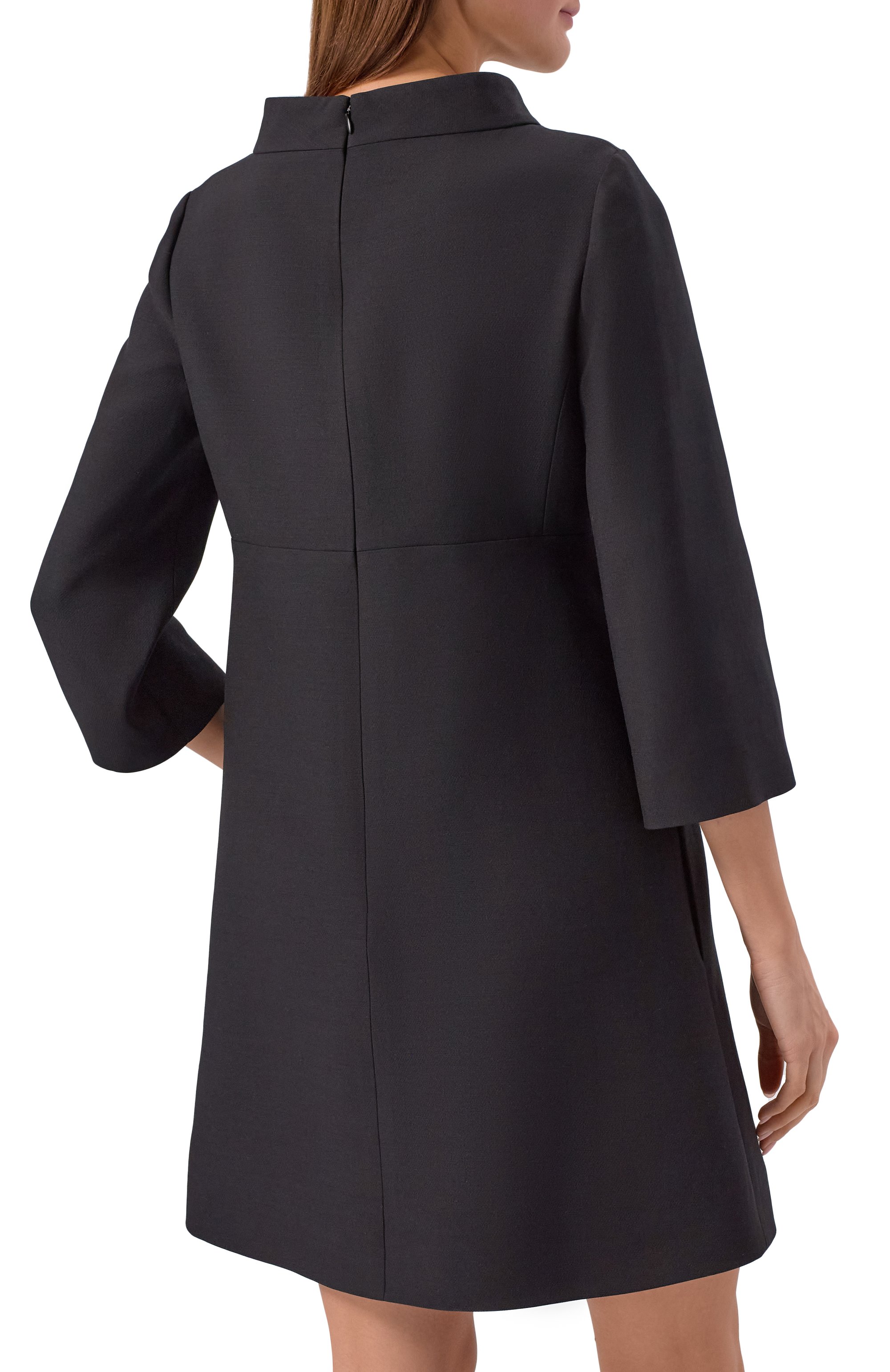 Платье из шерсти и шелка VALENTINO, арт. 8B3VAHS0/1CF, фото 3