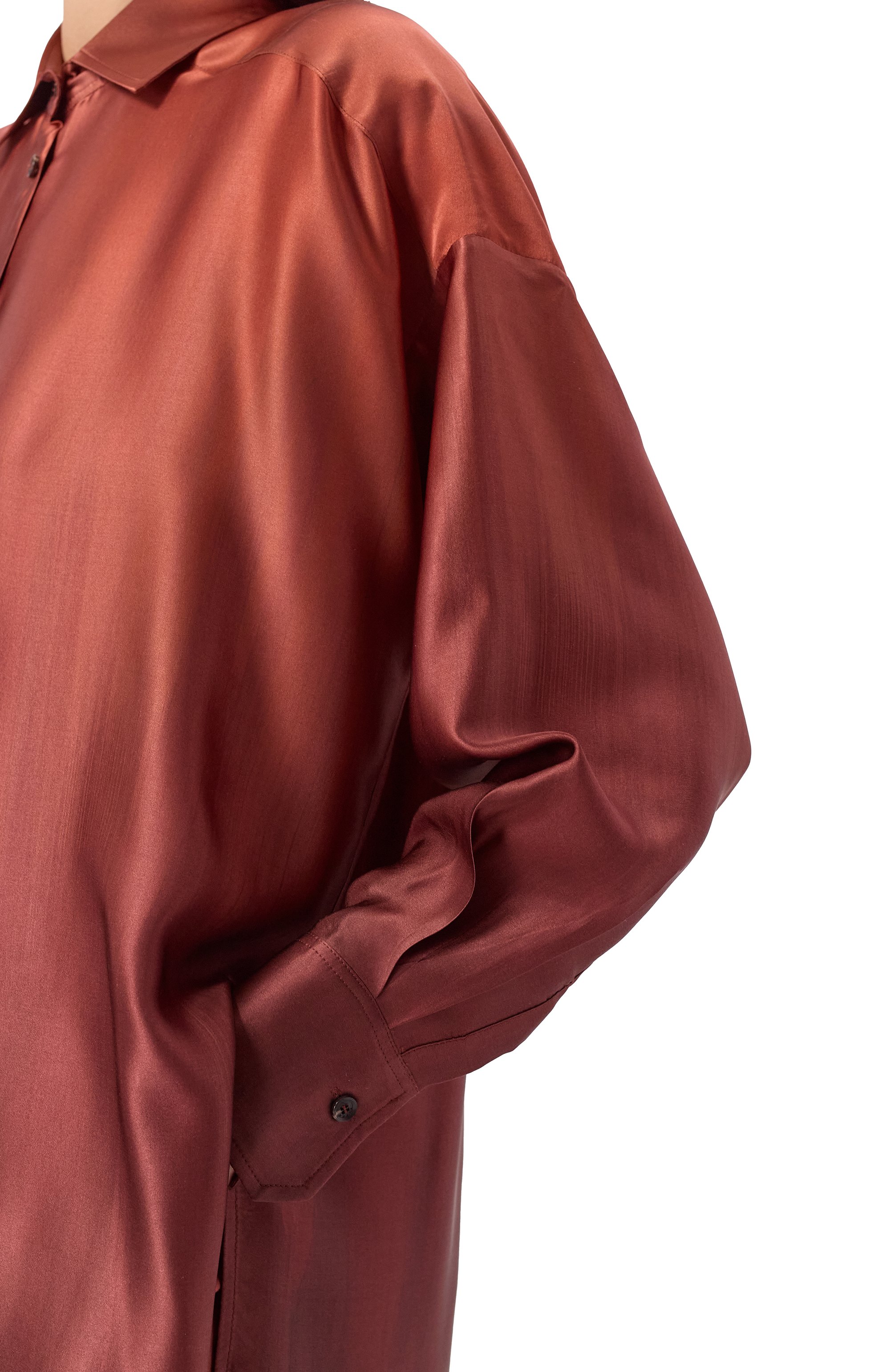 Шелковая блузка KITON, арт. D51402K0909E02, фото 5