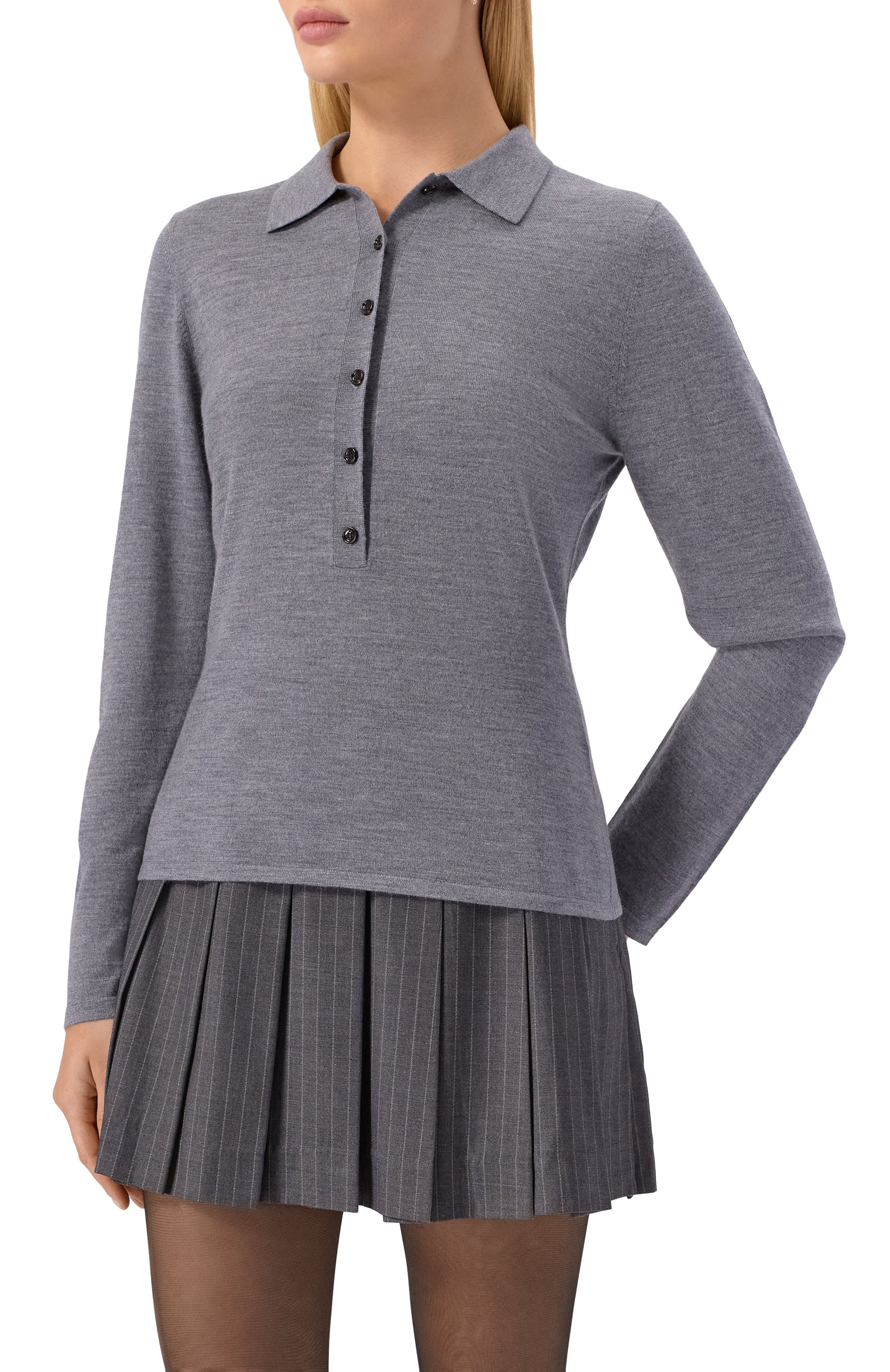 Шерстяное поло ALLUDE, арт. 255/64015, фото 3