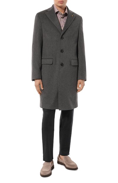 Кашемировое пальто SARTORIA LATORRE серого цвета по цене 176000 руб., арт. A0STA/UE056X, фото 2 Кашемировое пальто SARTORIA LATORRE, арт. A0STA/UE056X, фото 2