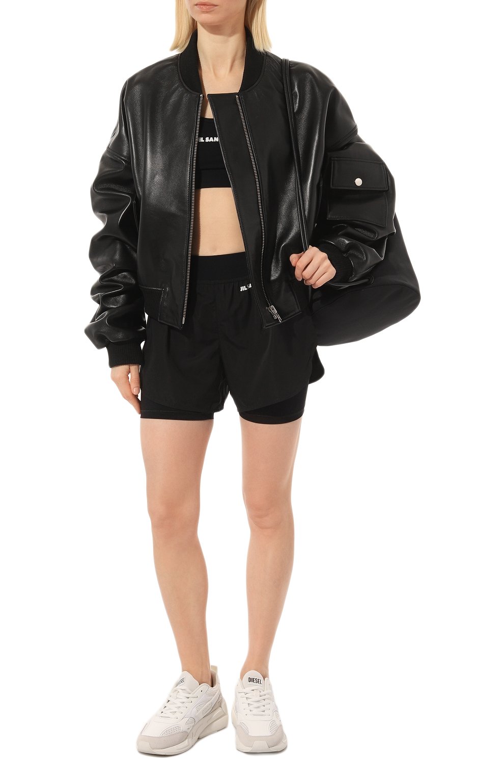 Топ JIL SANDER черного цвета по цене 27050 руб., арт. J40NC0002/J20031, фото 2 Топ JIL SANDER, арт. J40NC0002/J20031, фото 2