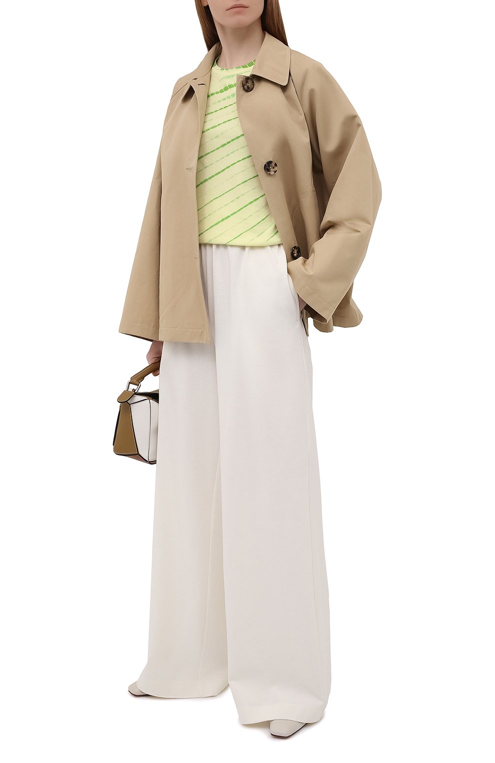 Хлопковая футболка PROENZA SCHOULER WHITE LABEL, арт. WL2114228-JCT144, фото 2