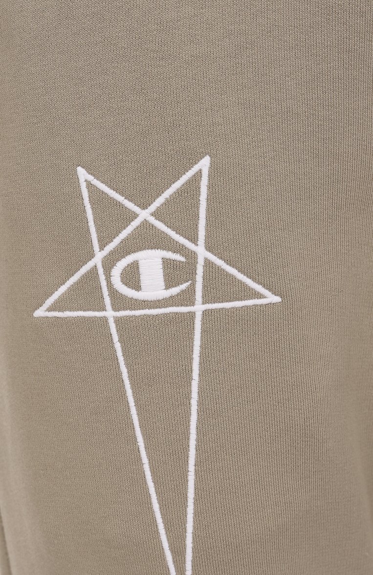 Хлопковые джоггеры rick owens x champion RICK OWENS, арт. CM01E1685/CHFE, фото 1