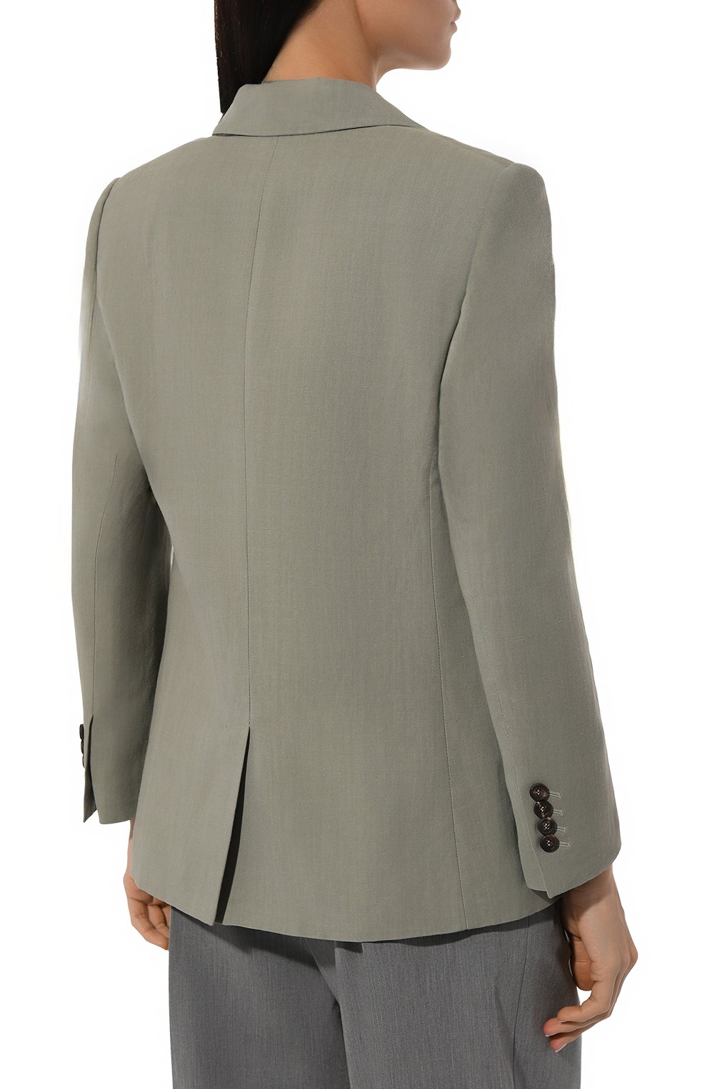 Жакет из вискозы и льна BRUNELLO CUCINELLI, арт. MH1262333, фото 4