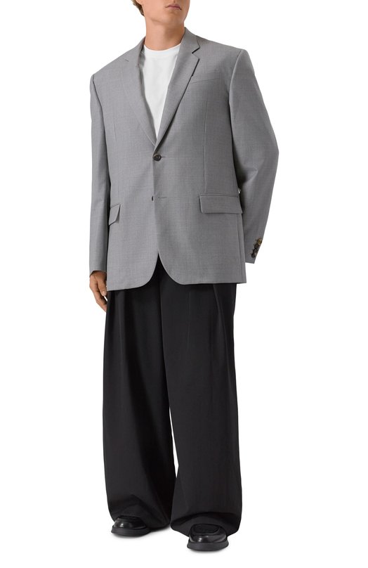 Шерстяной пиджак Moschino A0503/5238 Серый  A0503/5238 Фото 3