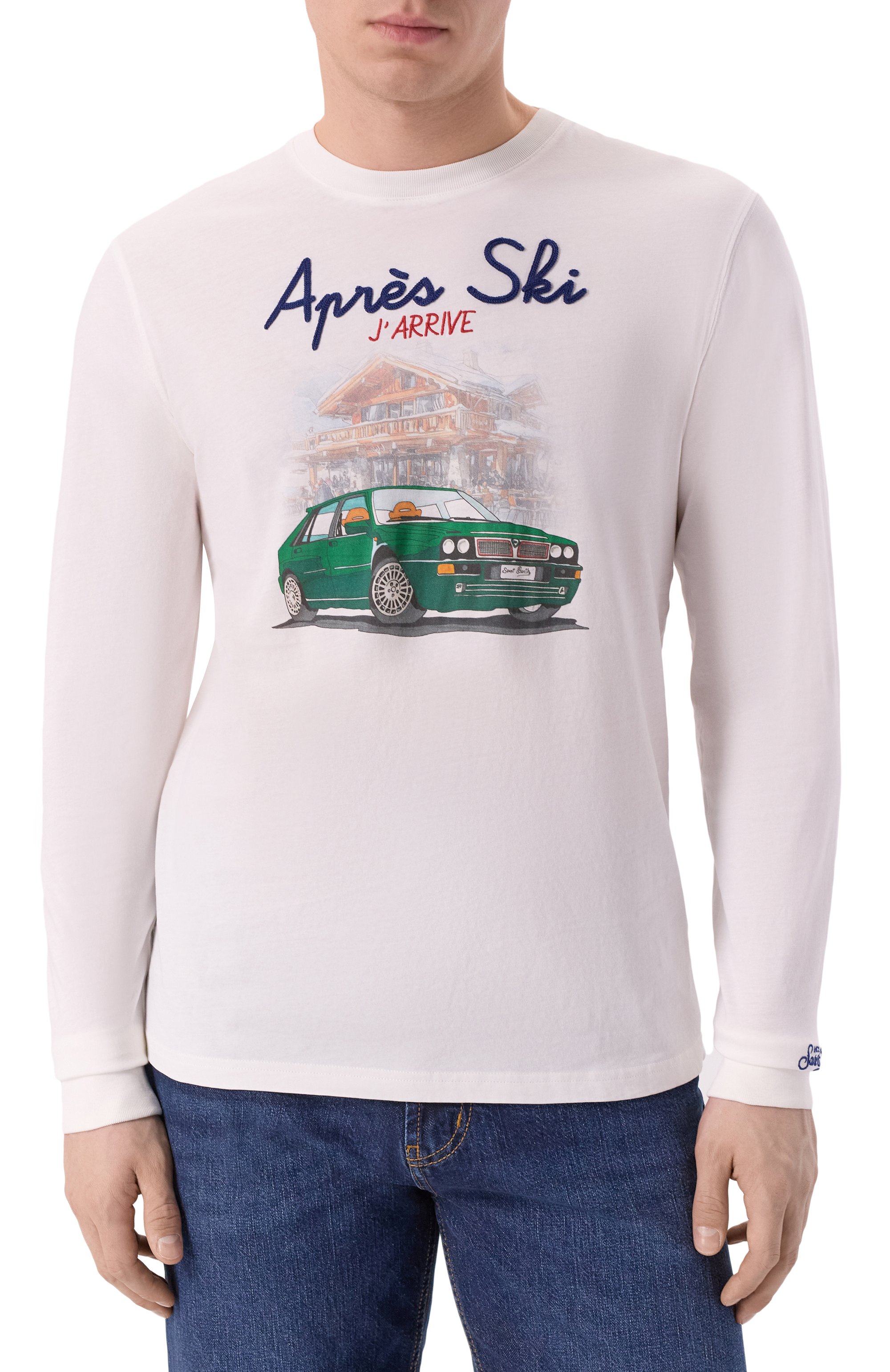 Хлопковый лонгслив MC2 SAINT BARTH, арт. LUT0006-04170I/LUT0N WARM, фото 3