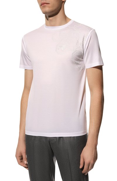 Хлопковая футболка STEFANO RICCI, арт. MNH3102120/TE0001, фото 3