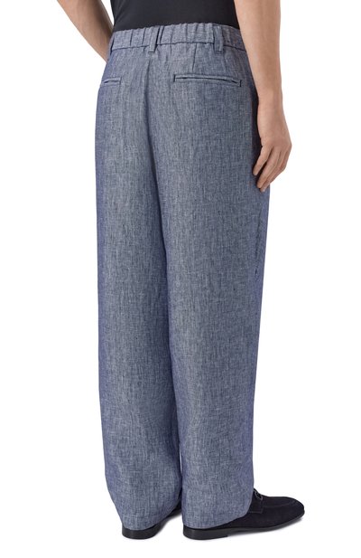 Льняные брюки GIORGIO ARMANI, арт. GM003358/TE20689, фото 4